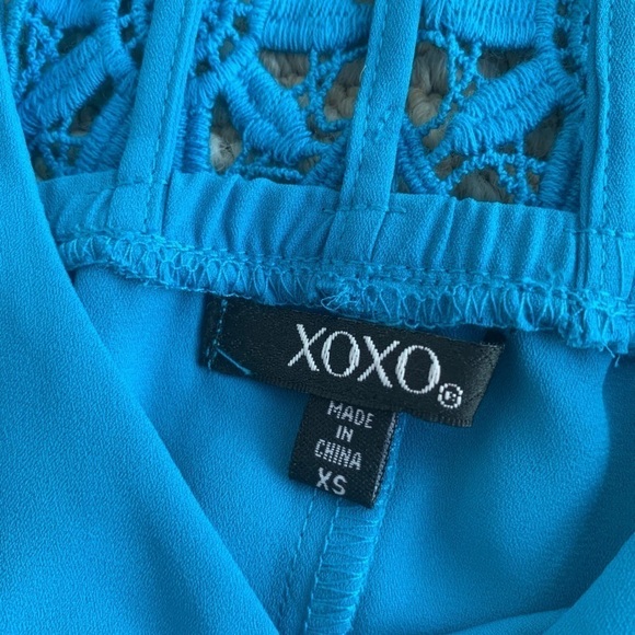 #XOXO Blue Sleeveless Top Size XS - Picture 6 of 6